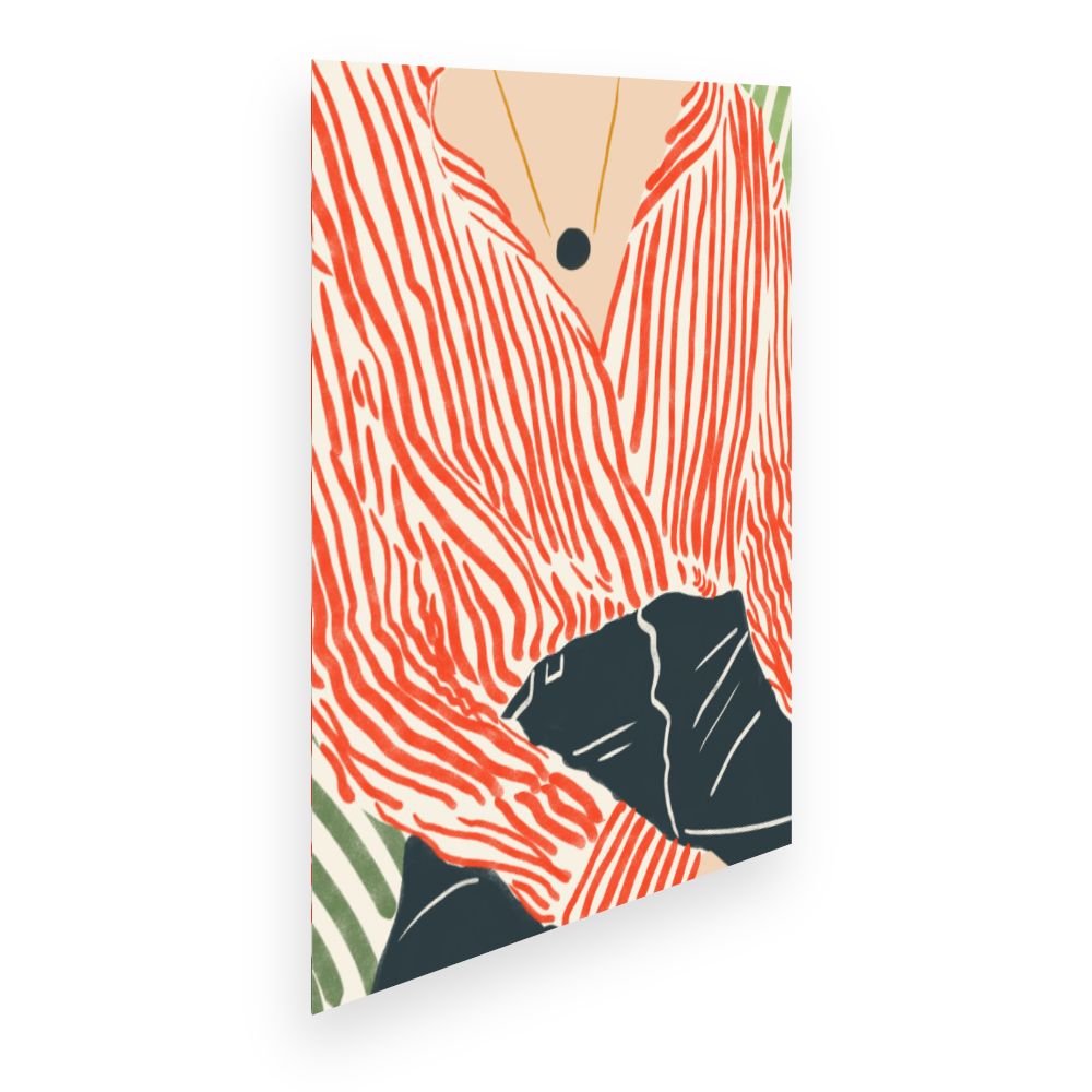 Affiche Rayures vibrantes