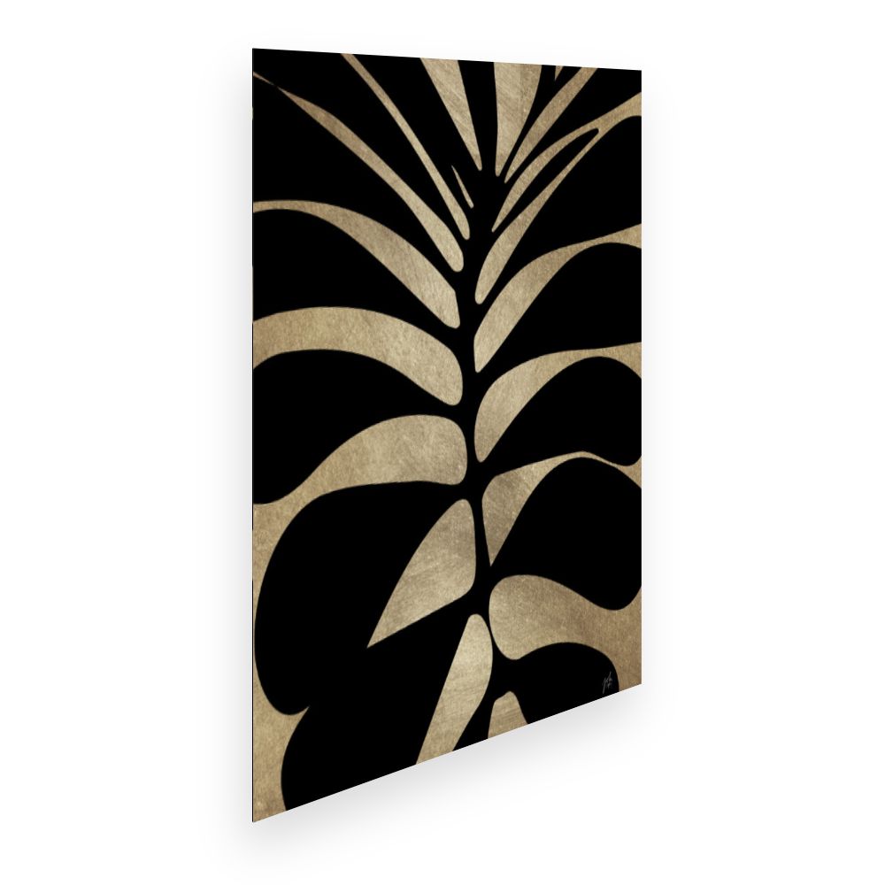 Affiche Feuilles dorées élégantes