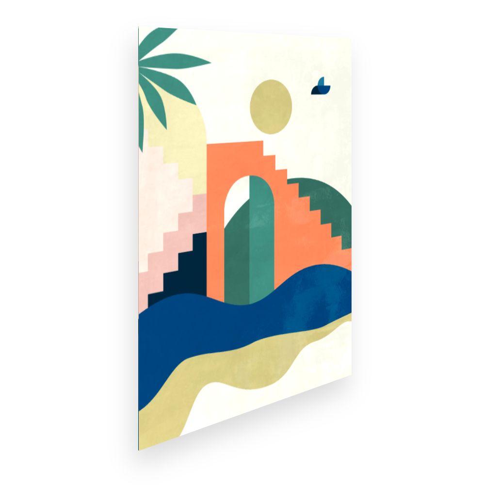 Affiche Paysage abstrait moderne