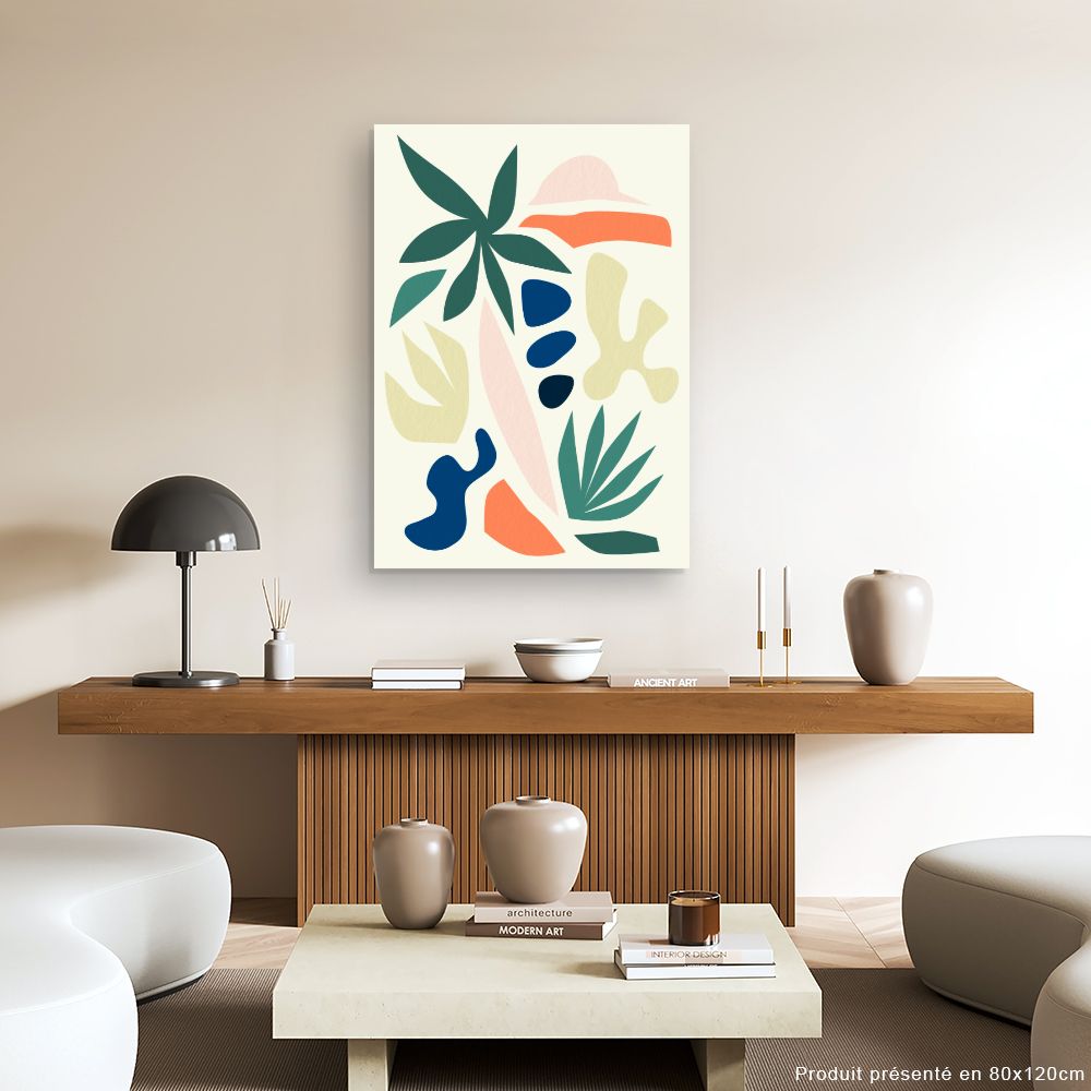 Tableau Formes végétales vivantes
