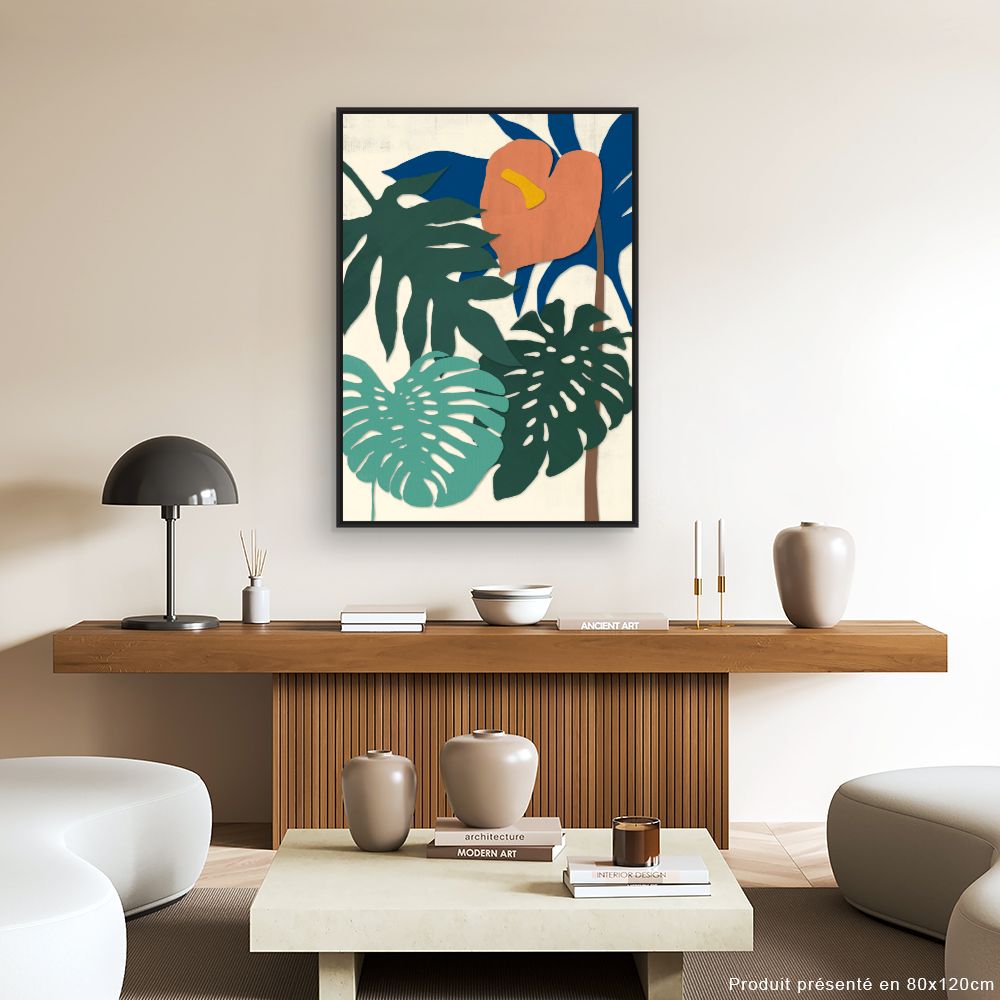 Tableau Feuillage tropical