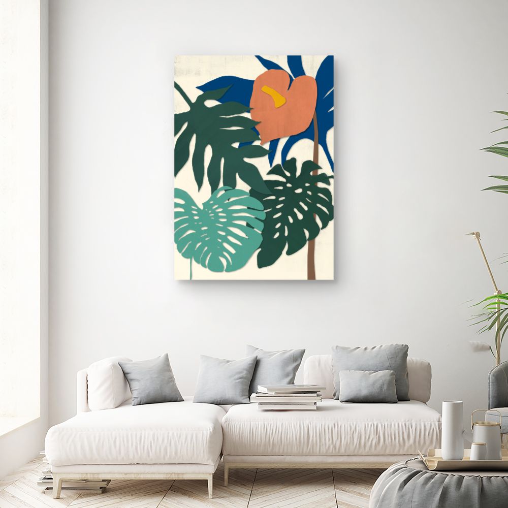 Tableau Feuillage tropical
