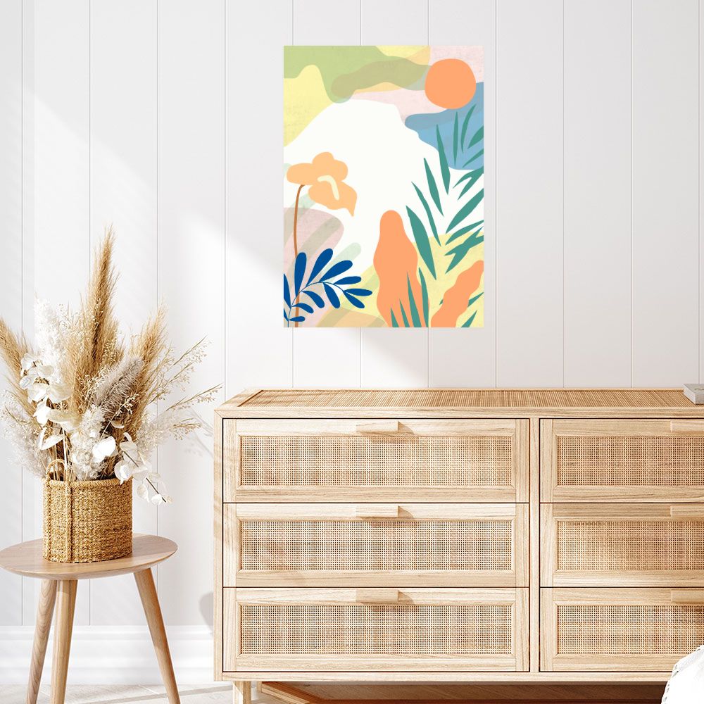 Affiche Jardin abstrait