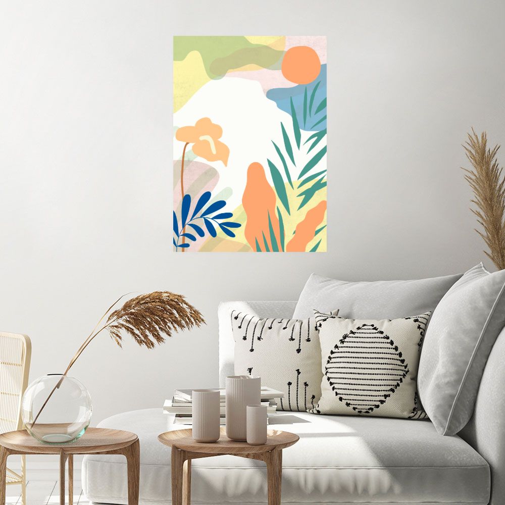 Affiche Jardin abstrait
