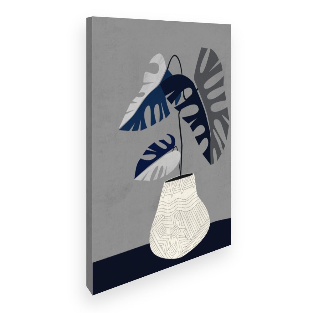 Toile Feuilles abstraites