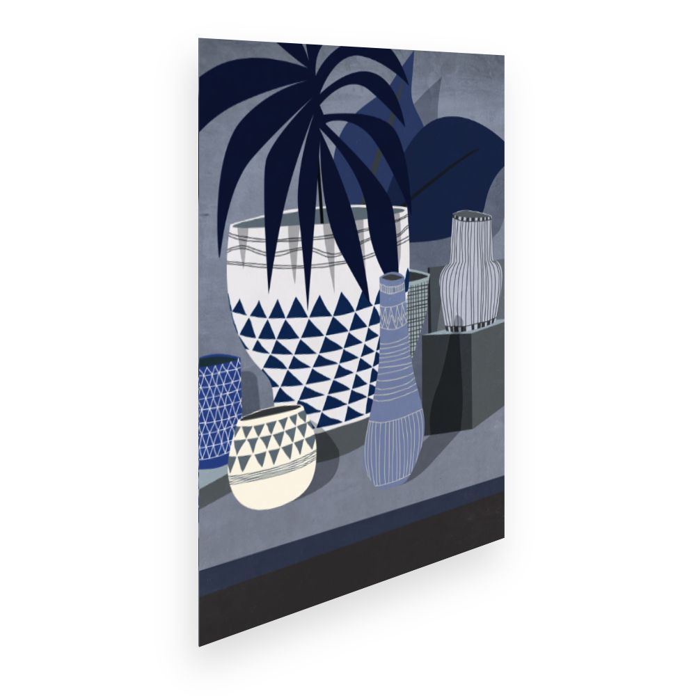 Affiche Vases géométriques stylisés