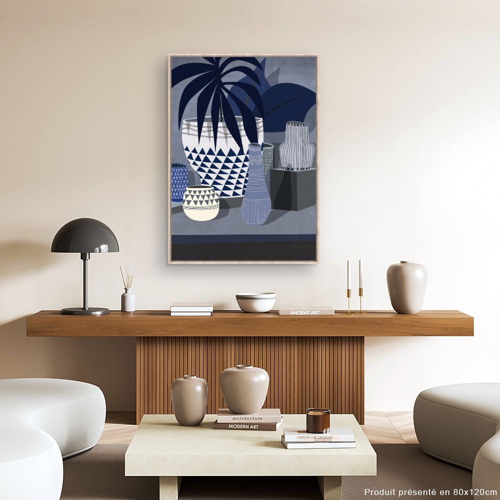 Tableau Vases géométriques élégants