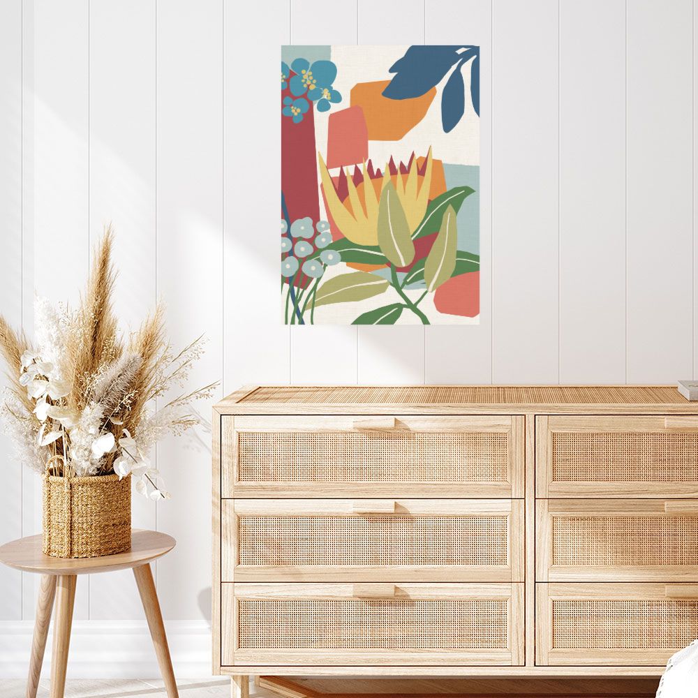Affiche Fleurs abstraites élégantes
