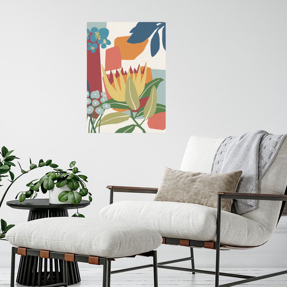 Affiche Fleurs abstraites élégantes