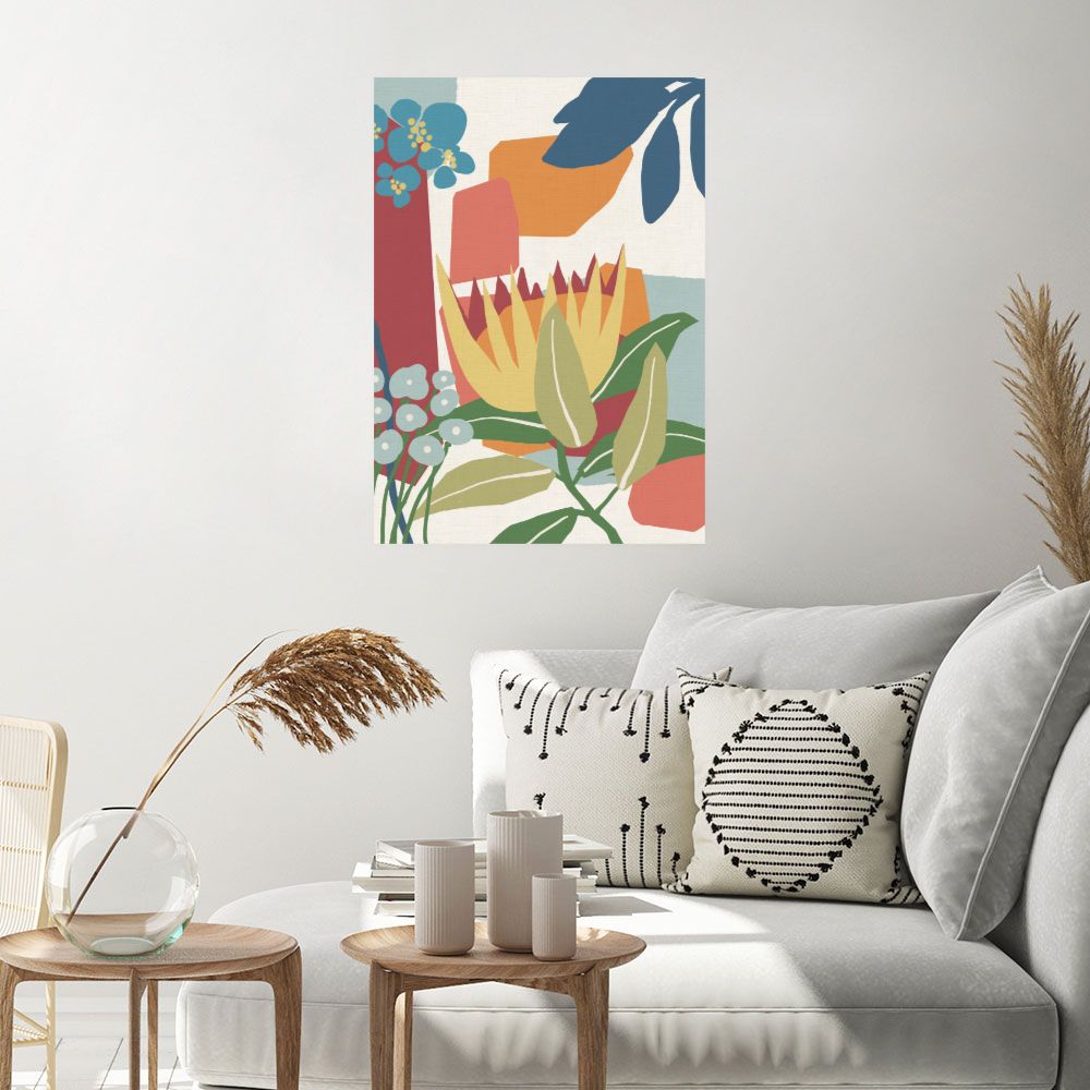 Affiche Fleurs abstraites élégantes