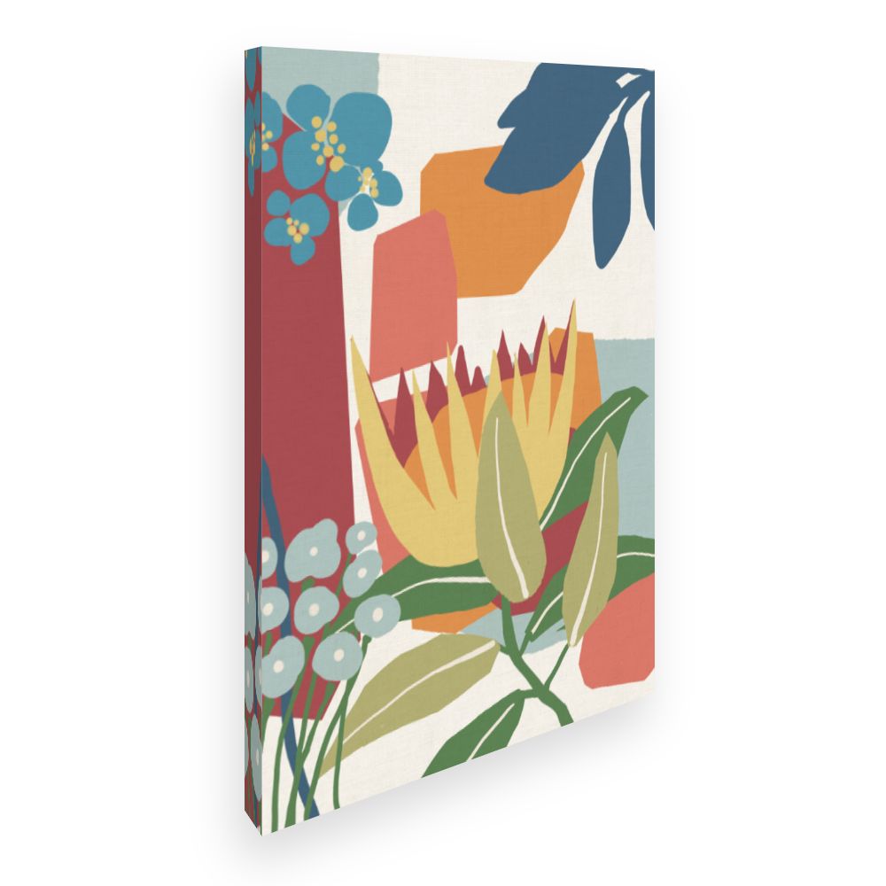 Toile Fleurs abstraites