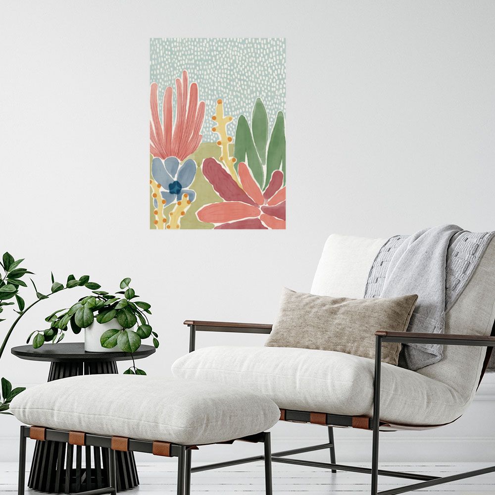 Affiche Fleurs artistiques
