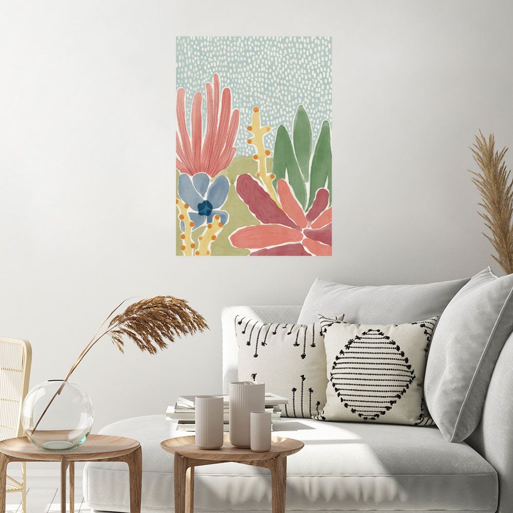 Affiche Fleurs artistiques