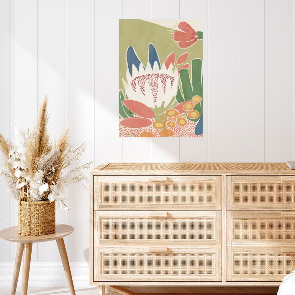 Affiche Fleurs abstraites élégantes