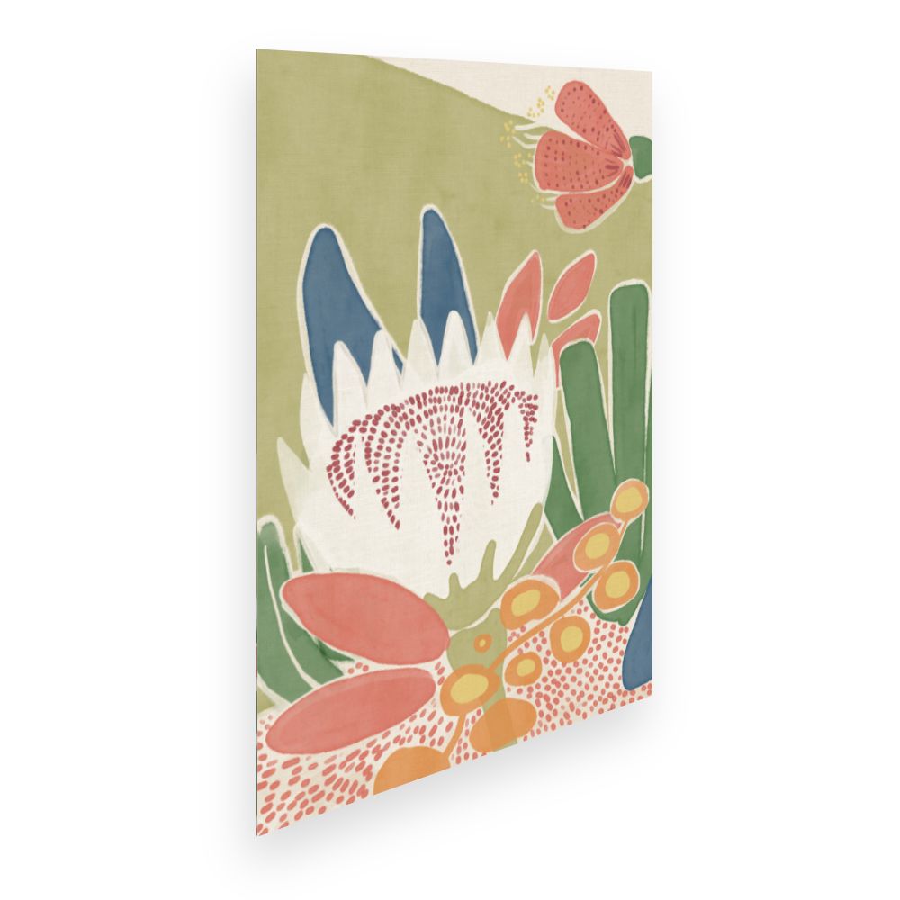 Affiche Fleurs abstraites élégantes
