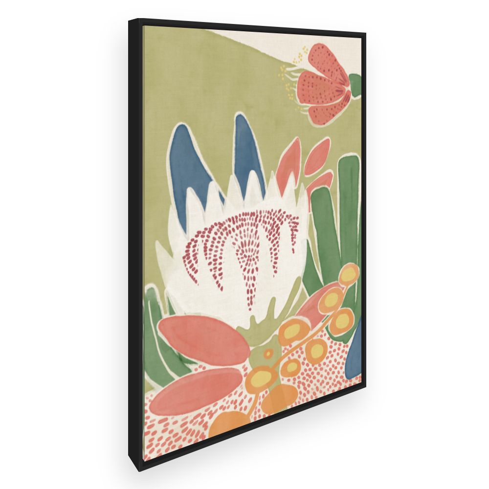 Toile Fleurs exotiques