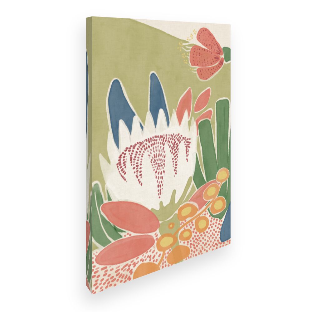 Toile Fleurs exotiques