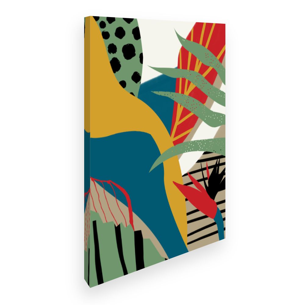 Toile Jungle abstraite