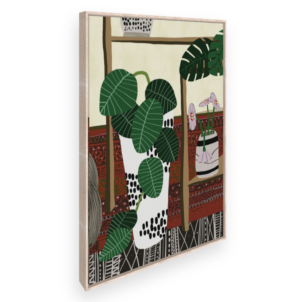 Toile Plantes graphiques
