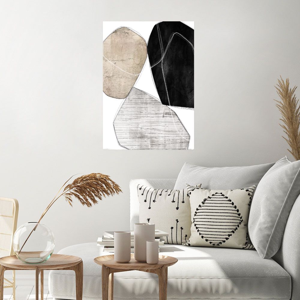 Affiche Formes abstraites élégantes