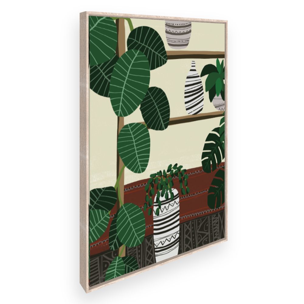 Toile Plantes et vases