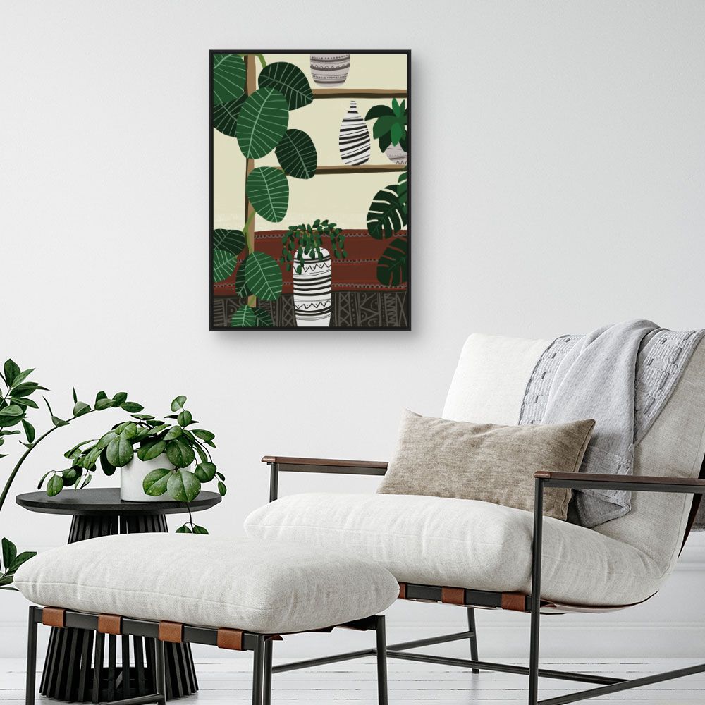 Tableau Plantes et vases