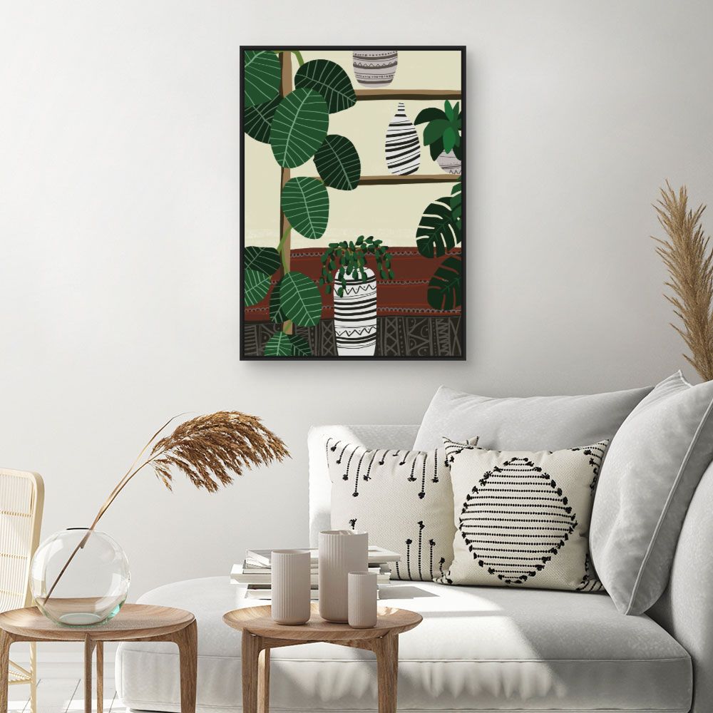 Tableau Plantes et vases
