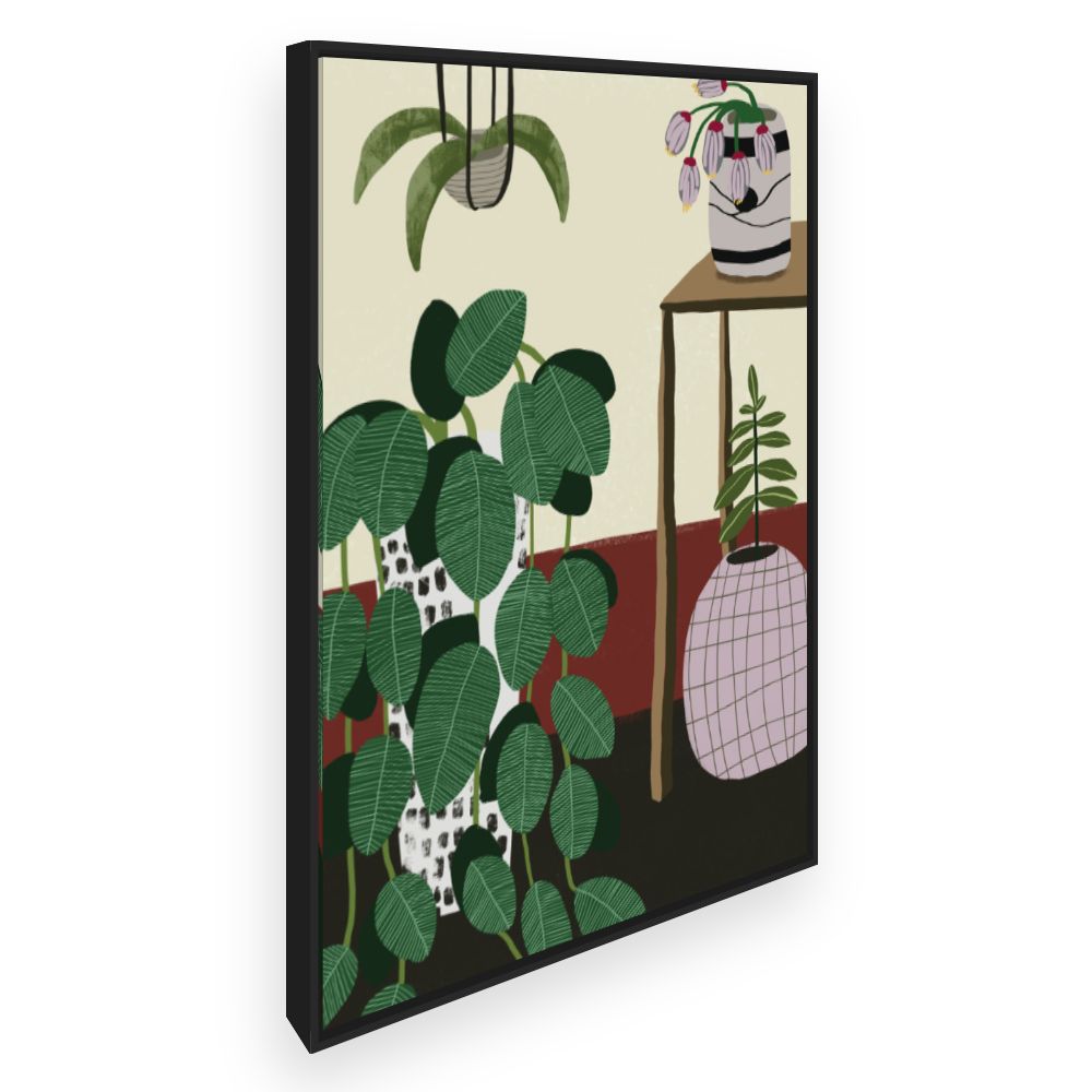 Toile Plantes luxuriantes
