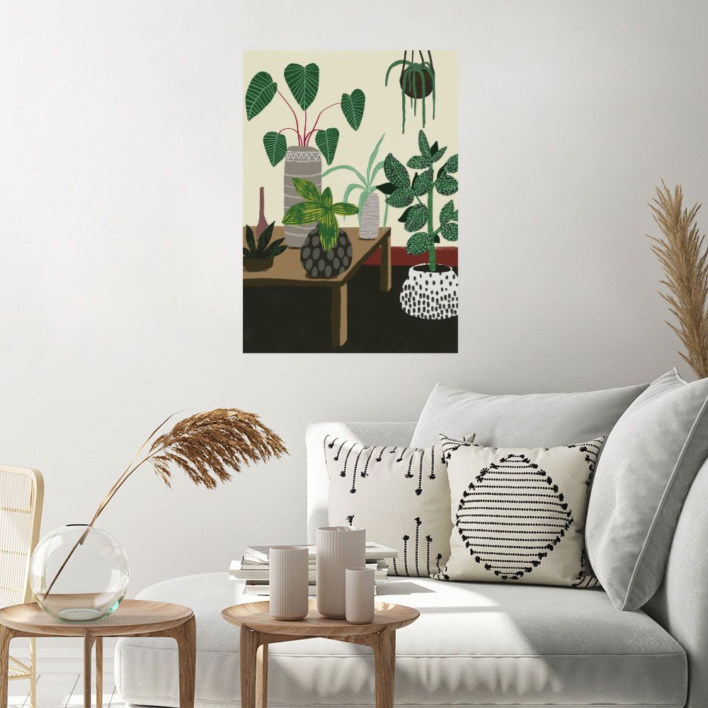 Affiche Jardin intérieur élégant
