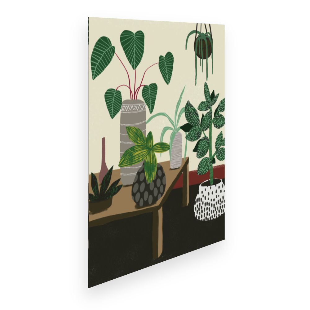 Affiche Jardin intérieur élégant