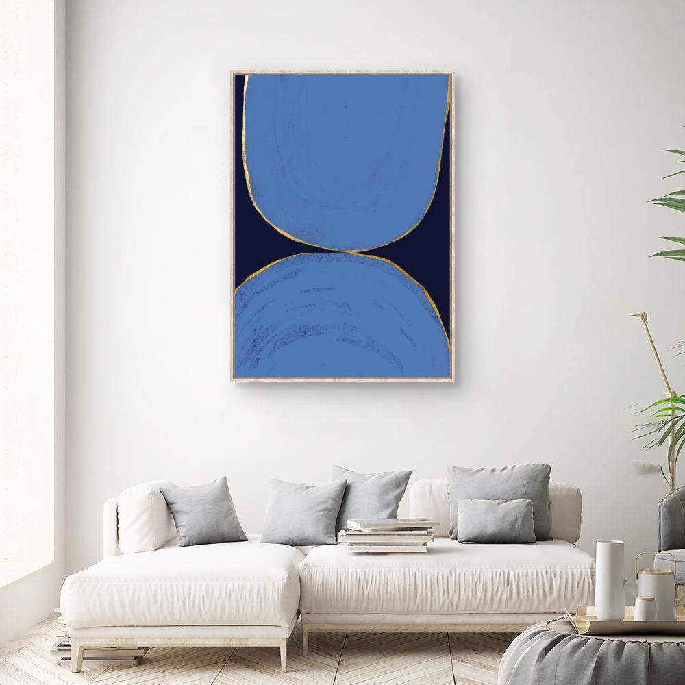 Tableau Cercle doré élégant