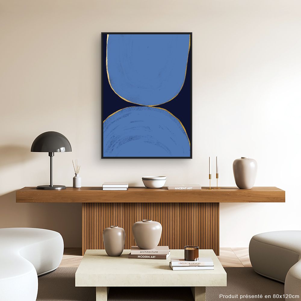 Tableau Cercle doré élégant