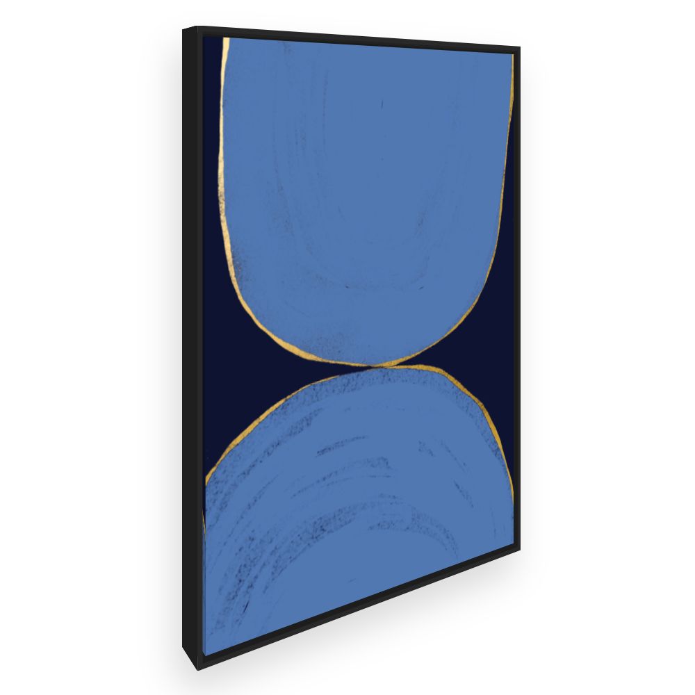 Toile Cercle doré élégant