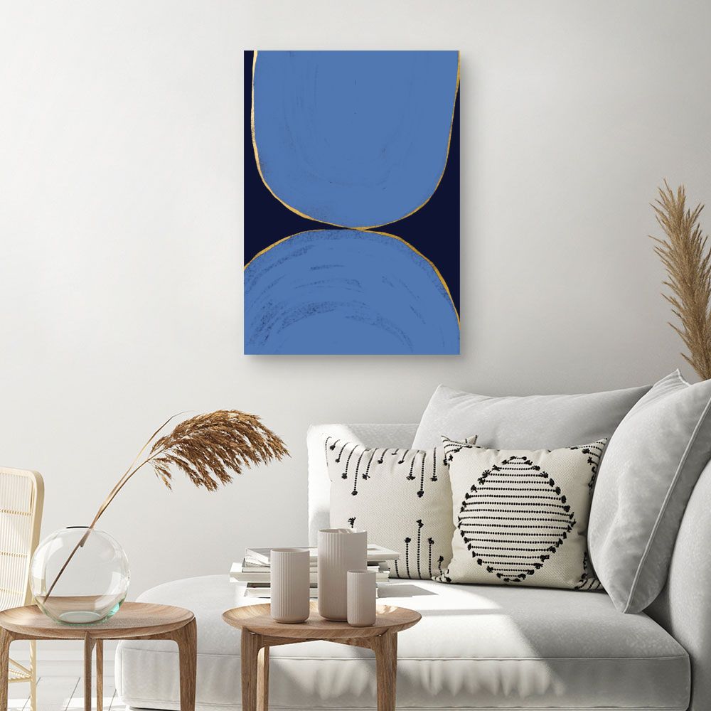 Tableau Cercle doré élégant