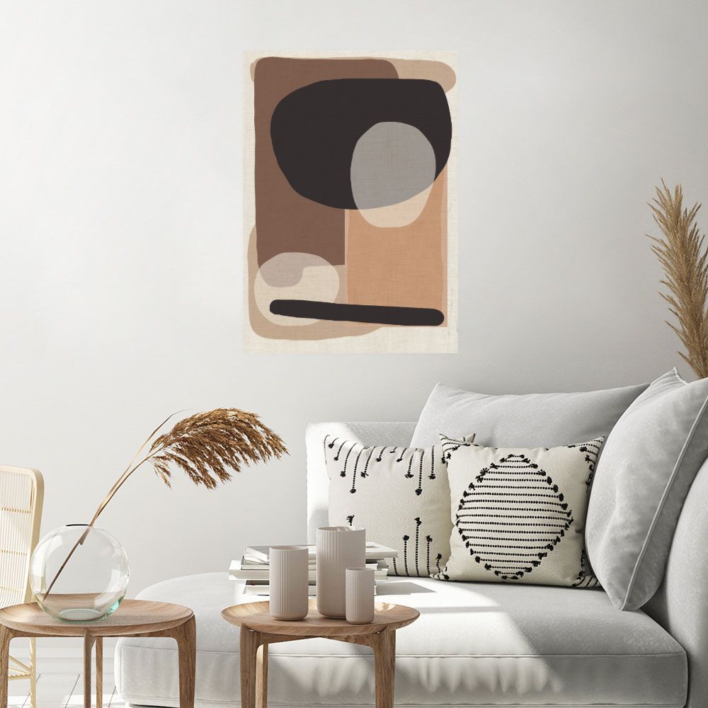 Affiche Formes abstraites élégantes