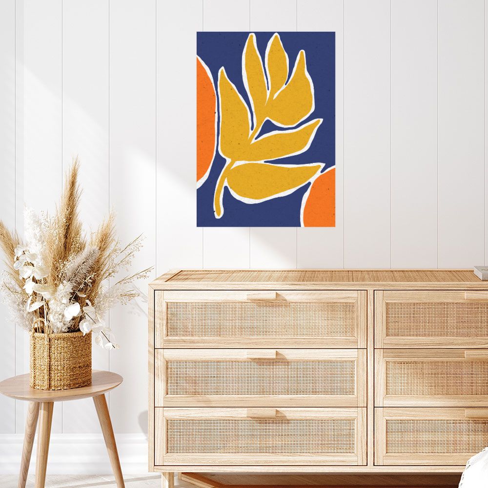 Affiche Feuilles colorées