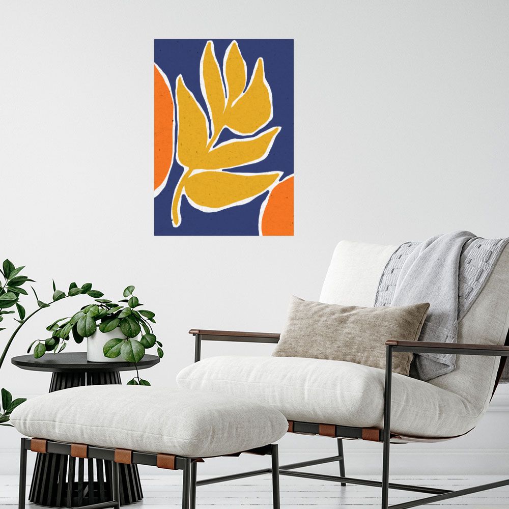 Affiche Feuilles colorées