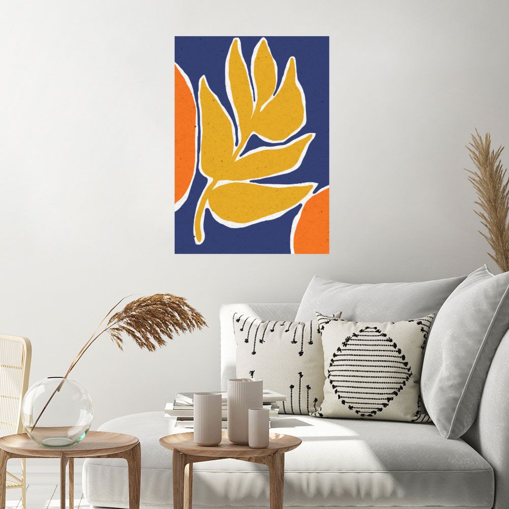 Affiche Feuilles colorées