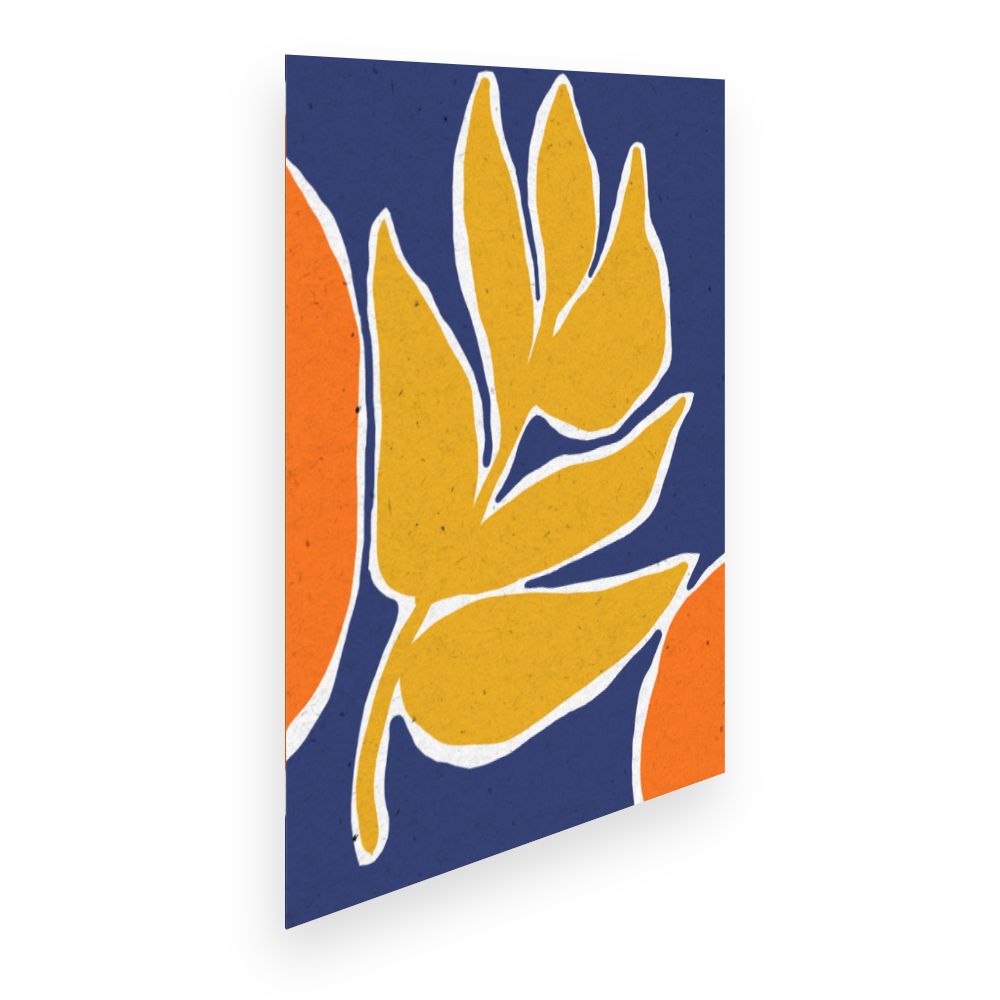 Affiche Feuilles colorées