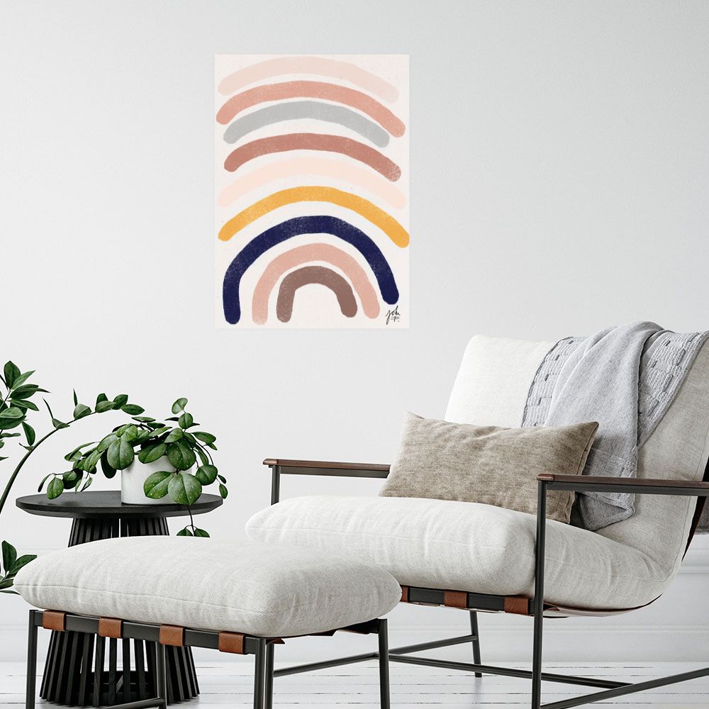 Affiche Arc-en-ciel abstrait