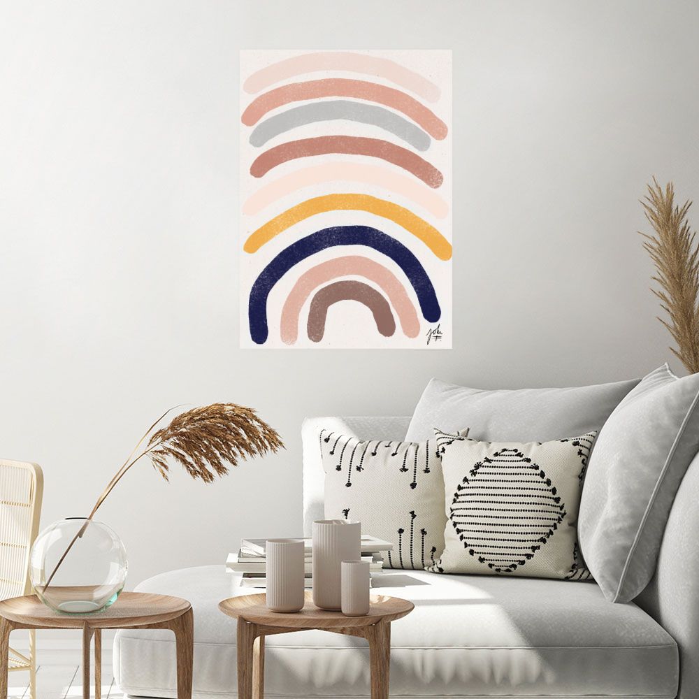 Affiche Arc-en-ciel abstrait