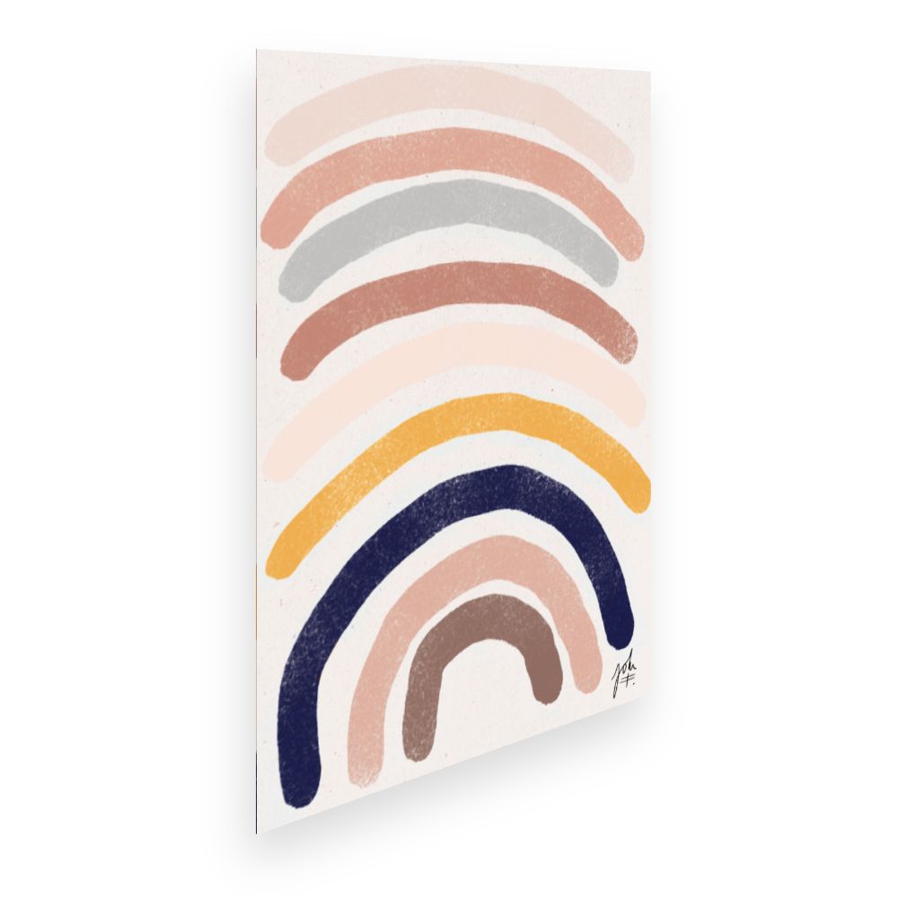 Affiche Arc-en-ciel abstrait