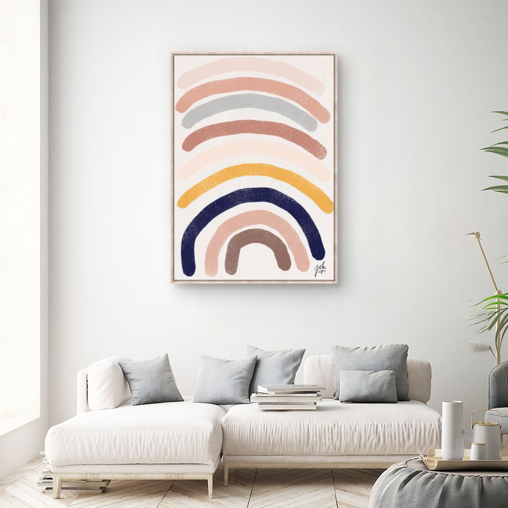 Tableau Arc-en-ciel doux