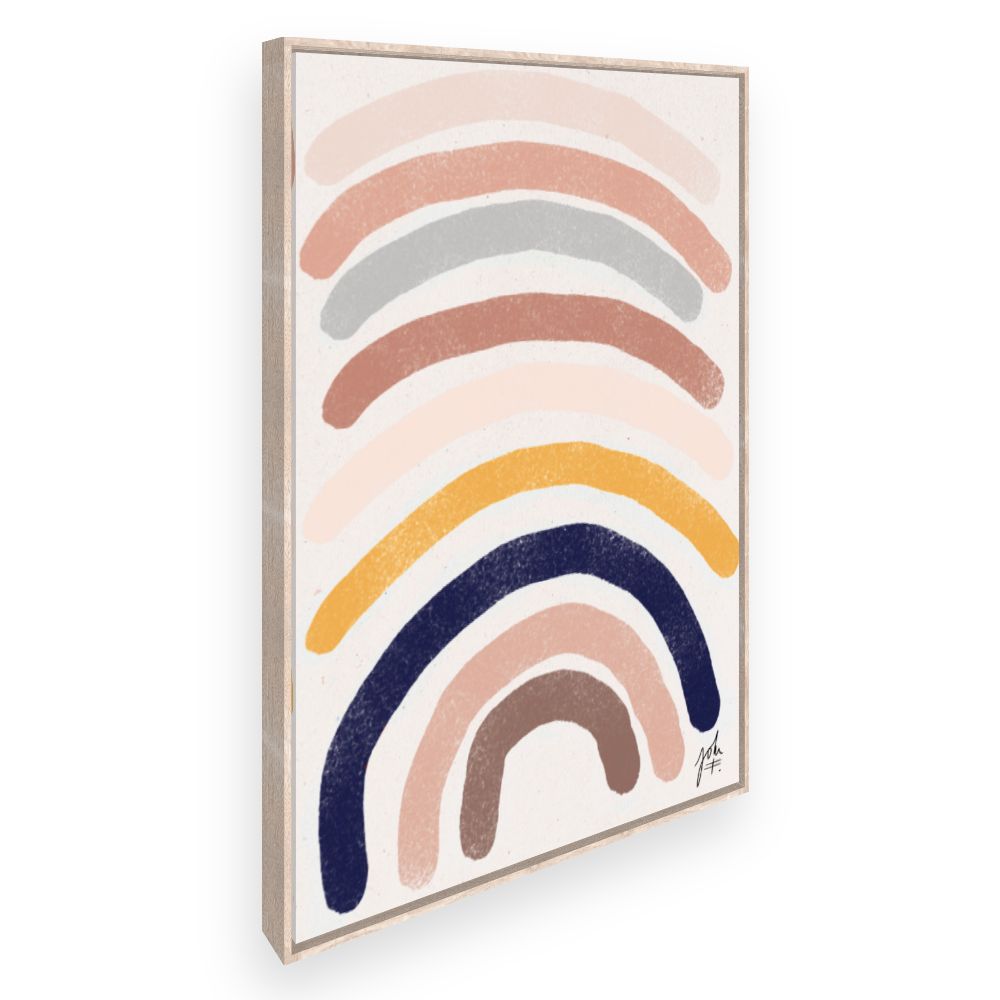 Toile Arc-en-ciel doux