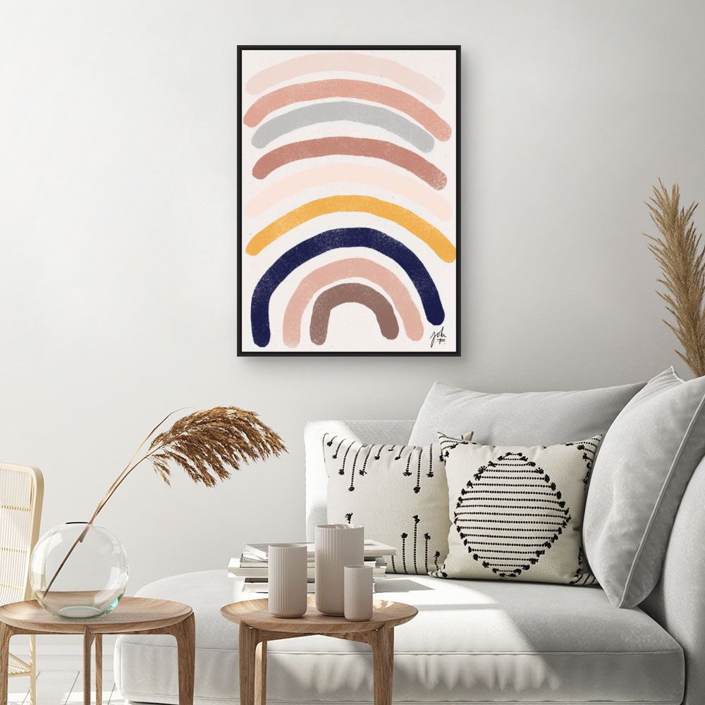 Tableau Arc-en-ciel doux