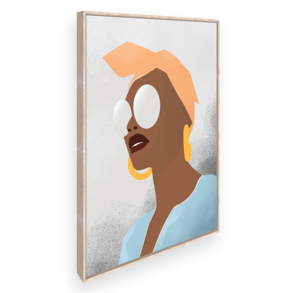 Toile Portrait chic
