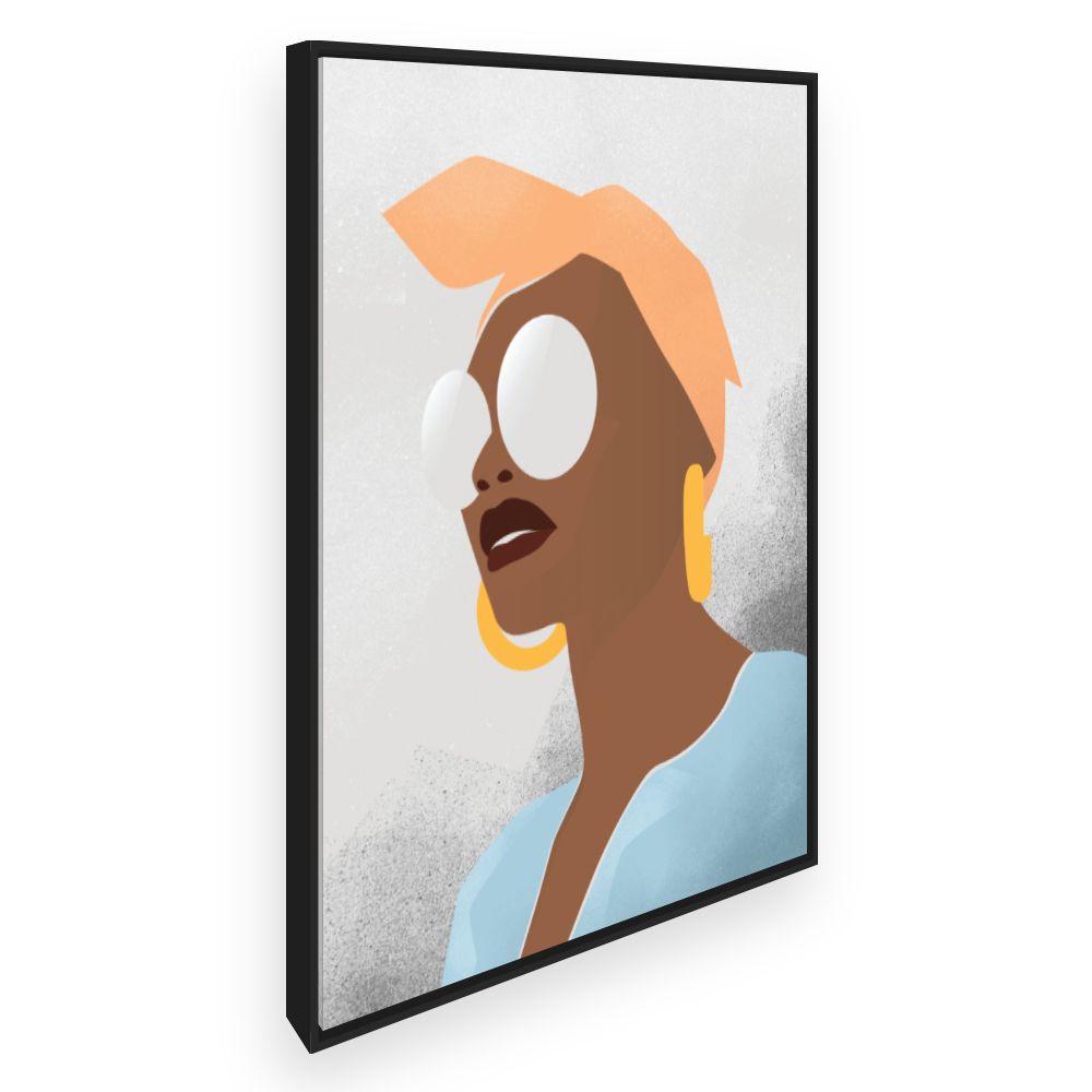 Toile Portrait chic