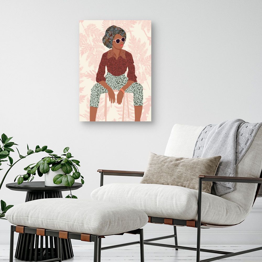 Tableau Portrait stylisé audacieux