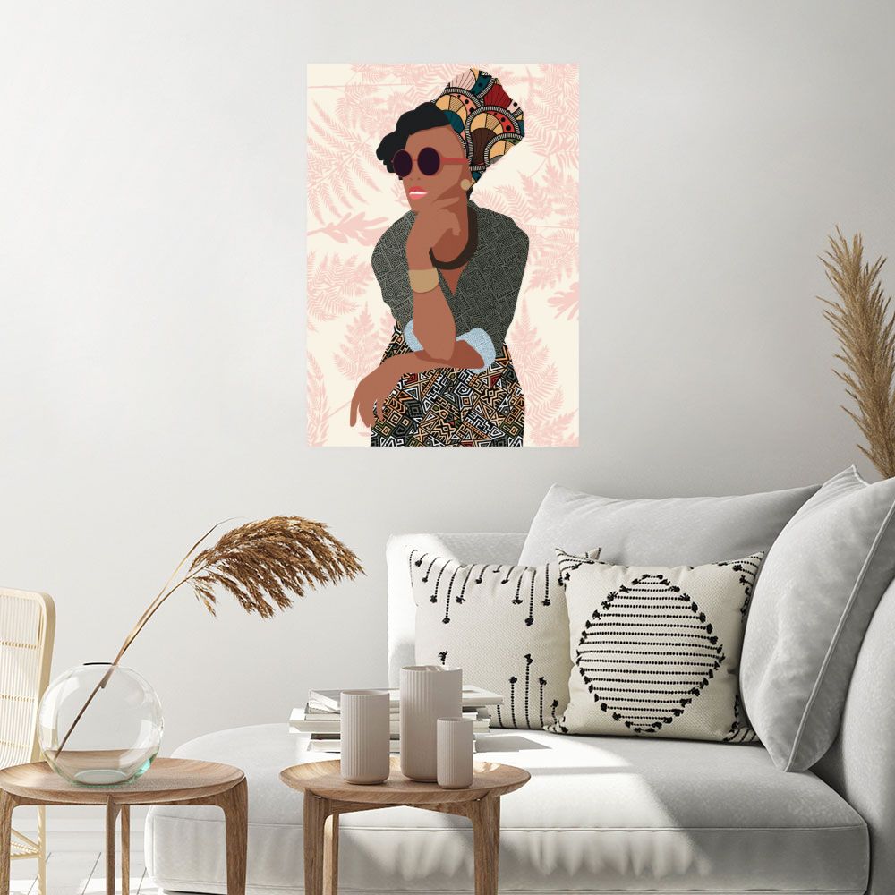 Affiche Élégance africaine