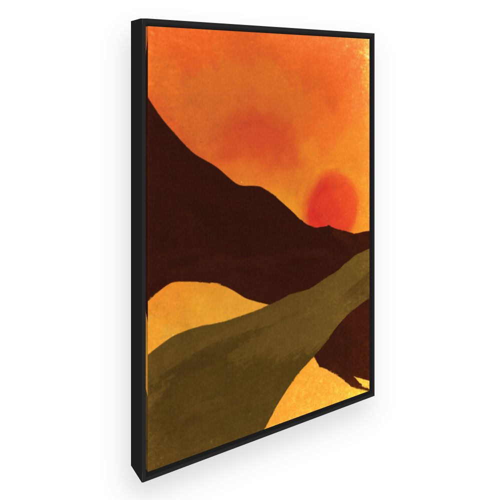 Toile Paysage ensoleillé